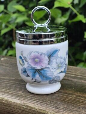 Royal Worcester Egg Coddler Woodland Pattern